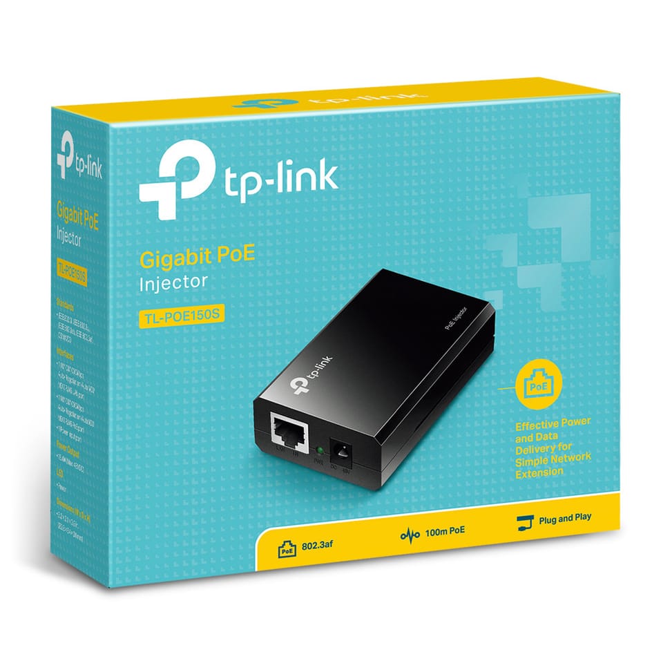 TP-Link TL-POE150S adaptateur et injecteur PoE Gigabit Ethernet 48 V (TL-POE150S) — image 3