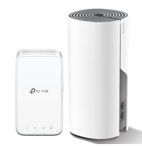TP-Link DECO E3(2-PACK) système Wi-Fi maillé Bi-bande (2,4 GHz / 5 GHz) Wi-Fi 5 (802.11ac) Blanc Externe (DECO E3(2-PACK))