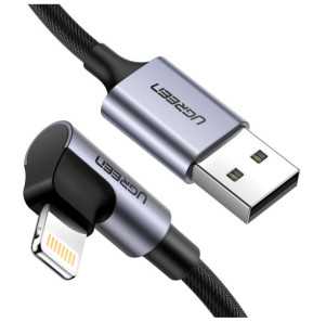 Ugreen 60521 câble Lightning Noir, Gris (60521)