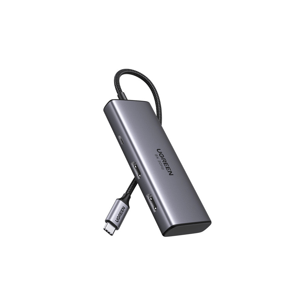 Ugreen Revodok 206 USB Type-C 5000 Mbit/s Argent (15852)