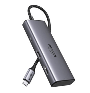 Ugreen Revodok 206 USB Type-C 5000 Mbit/s Argent (15852)