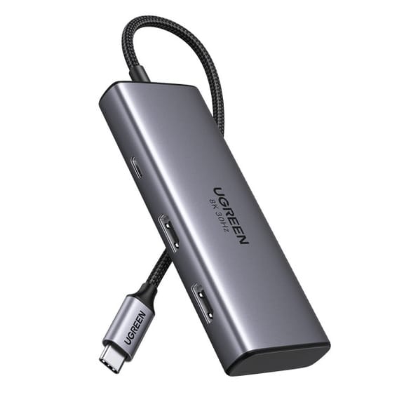 Ugreen Revodok 206 USB Type-C 5000 Mbit/s Argent (15852)