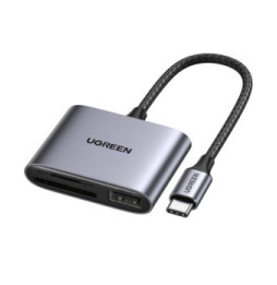Ugreen 80798 lecteur de carte mémoire USB 3.2 Gen 1 (3.1 Gen 1) Type-C Gris (80798)