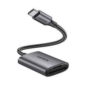 Ugreen 80888 lecteur de carte mémoire USB 3.2 Gen 1 (3.1 Gen 1) Type-C Noir, Métallique (80888)
