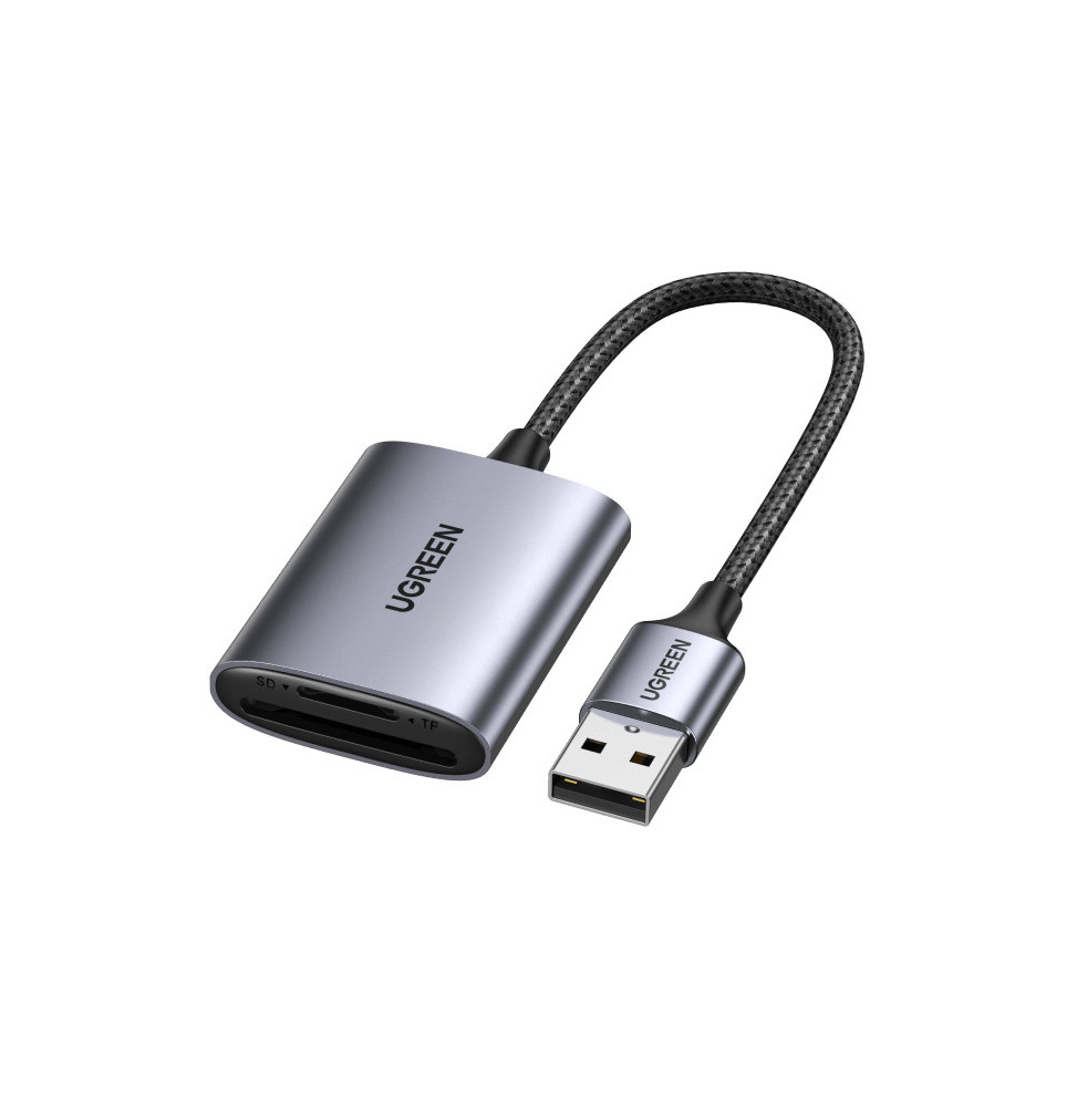 Ugreen 80887 lecteur de carte mémoire USB 3.2 Gen 1 (3.1 Gen 1) Gris (80887)