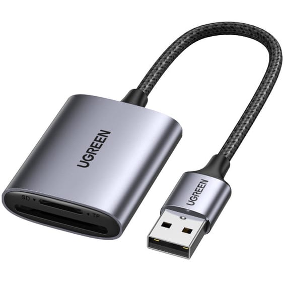 Ugreen 80887 lecteur de carte mémoire USB 3.2 Gen 1 (3.1 Gen 1) Gris (80887)