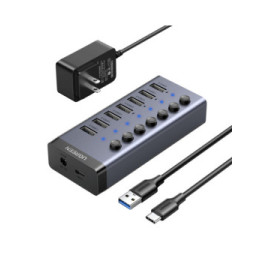 Ugreen 90305 hub & concentrateur USB 3.2 Gen 1 (3.1 Gen 1) Type-C 5000 Mbit/s Gris (90305)