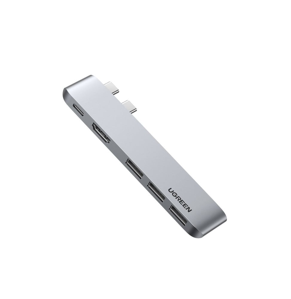 Ugreen 60559 station d'accueil USB 3.2 Gen 1 (3.1 Gen 1) Type-C Argent (60559)