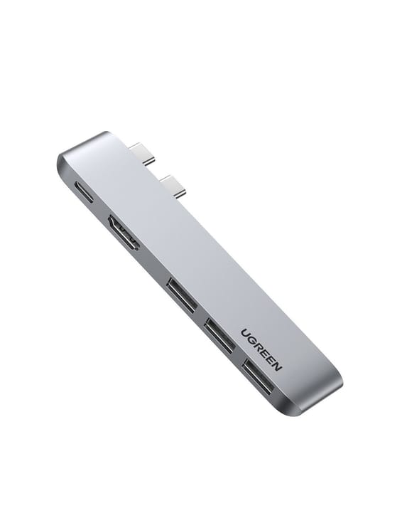 Ugreen 60559 station d'accueil USB 3.2 Gen 1 (3.1 Gen 1) Type-C Argent (60559)