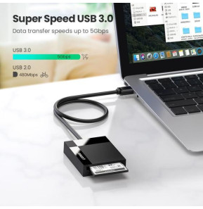 Ugreen 30333 lecteur de carte mémoire USB Noir (30333)