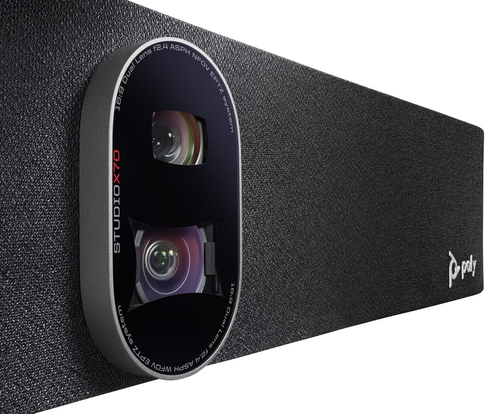 شريط مؤتمرات فيديو الكل في واحد POLY Studio X70 بدون راديو ولا كابل طاقة (89L73AA) — صورة 7