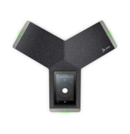POLY Téléphone de conférence IP Trio C60 pour Microsoft Teams, radio complète et compatible PoE (849B6AA)