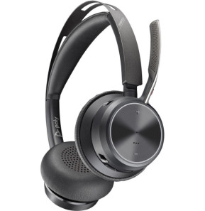 POLY Voyager Focus 2 USB-C-C Headset +USB-C/A Adapter +Charging Stand (9T9J5AA)