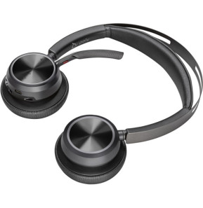 POLY Voyager Focus 2 USB-C-C Headset +USB-C/A Adapter +Charging Stand (9T9J5AA)