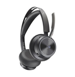 POLY Voyager Focus 2 Microsoft Teams Certified USB-C-C Headset +USB-C/A Adapter (9T9J4AA)