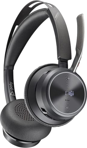 POLY Voyager Focus 2 Microsoft Teams Certified USB-C-C Headset +USB-C/A Adapter (9T9J4AA) — image 2