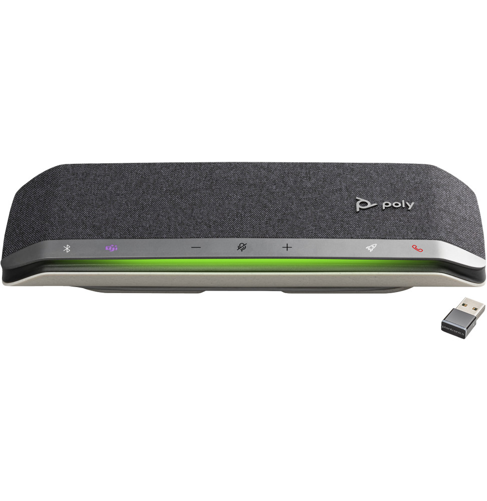 POLY Haut-parleur Sync 40+ USB-A USB-C +adaptateur BT700 USB-A (772C5AA)