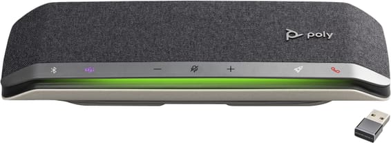 POLY Haut-parleur Sync 40+ USB-A USB-C +adaptateur BT700 USB-A (772C5AA)