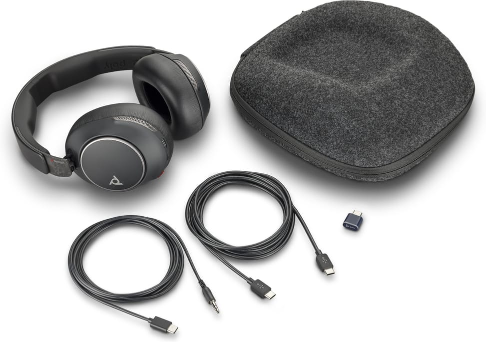 POLY Voyager Surround 80 UC USB-C Headset + USB-C/A adapter (8G7T9AA) — image 1