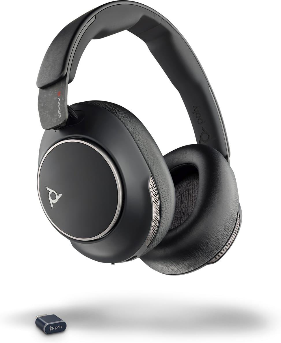 POLY Voyager Surround 80 UC USB-C Headset + USB-C/A adapter (8G7T9AA) — image 5