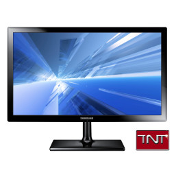Écran TV Samsung LED TN 22 pouces (16:9) Noir glacé
