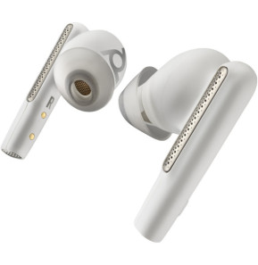 POLY Écouteurs sable blanc Voyager Free 60 UC + adaptateur USB-A BT700 + étui de charge de base (7Y8L3AA)