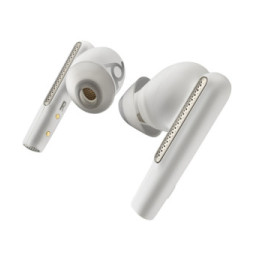 POLY Écouteurs sable blanc Voyager Free 60 UC M + adaptateur USB-A BT700 + étui de charge de base (7Y8L5AA)