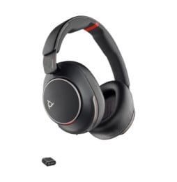 POLY Micro-casque Voyager Surround 85 UC USB-C + adaptateur USB-C/A + base de chargement (8G7T7AA)