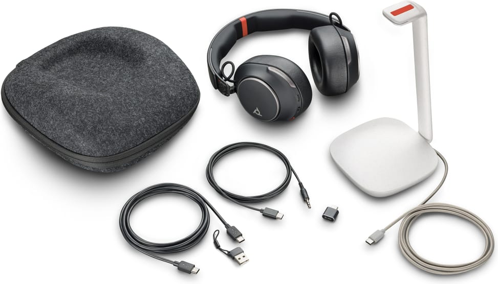 POLY Voyager Surround 85 UC Headset USB-C + USB-C/A adapter + charging base (8G7T7AA) — image 8