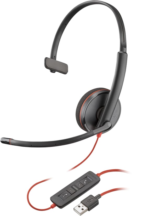 POLY Micro-casque Blackwire C3210 USB-A noir (lot) Micro-casque Poly Blackwire C3210 USB-A noir (lot) (77R24A6)