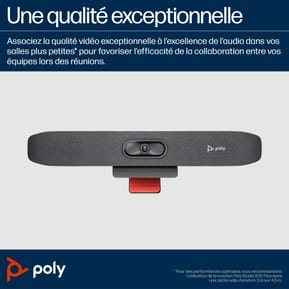 POLY Barre de visioconférence USB Studio R30 Barre de visioconférence USB Poly Studio R30  (842D2AA) — image 8