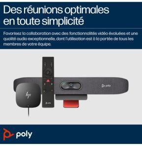 POLY Barre de visioconférence USB Studio R30 Barre de visioconférence USB Poly Studio R30  (842D2AA)