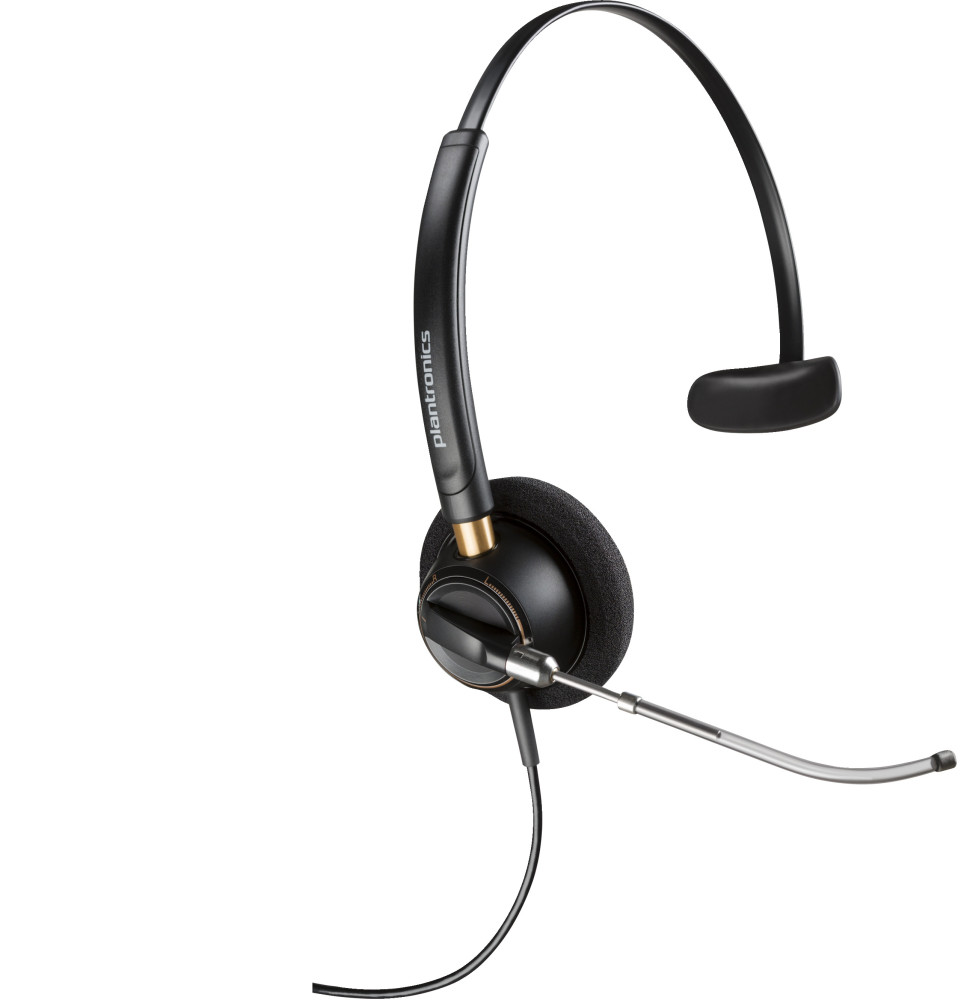 POLY Micro-casque monaural EncorePro 510V VoiceTube + fonction Quick Disconnect (783Q4AA)