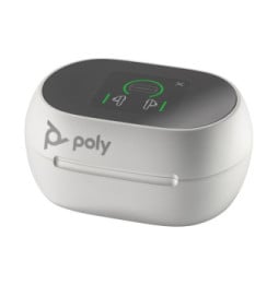 POLY Étui de chargement écran tactile blanc Voyager Free 60+ UC pour adaptateur USB-C BT700 (8L590AA)