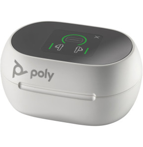 POLY Étui de chargement écran tactile blanc Voyager Free 60+ UC pour adaptateur USB-C BT700 (8L590AA)