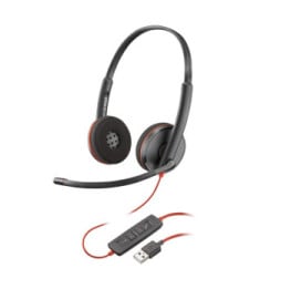 POLY Micro-casque Blackwire C3220 USB-A noir (lot) Micro-casque Poly Blackwire C3220 USB-A noir (lot)  (77R32A6)