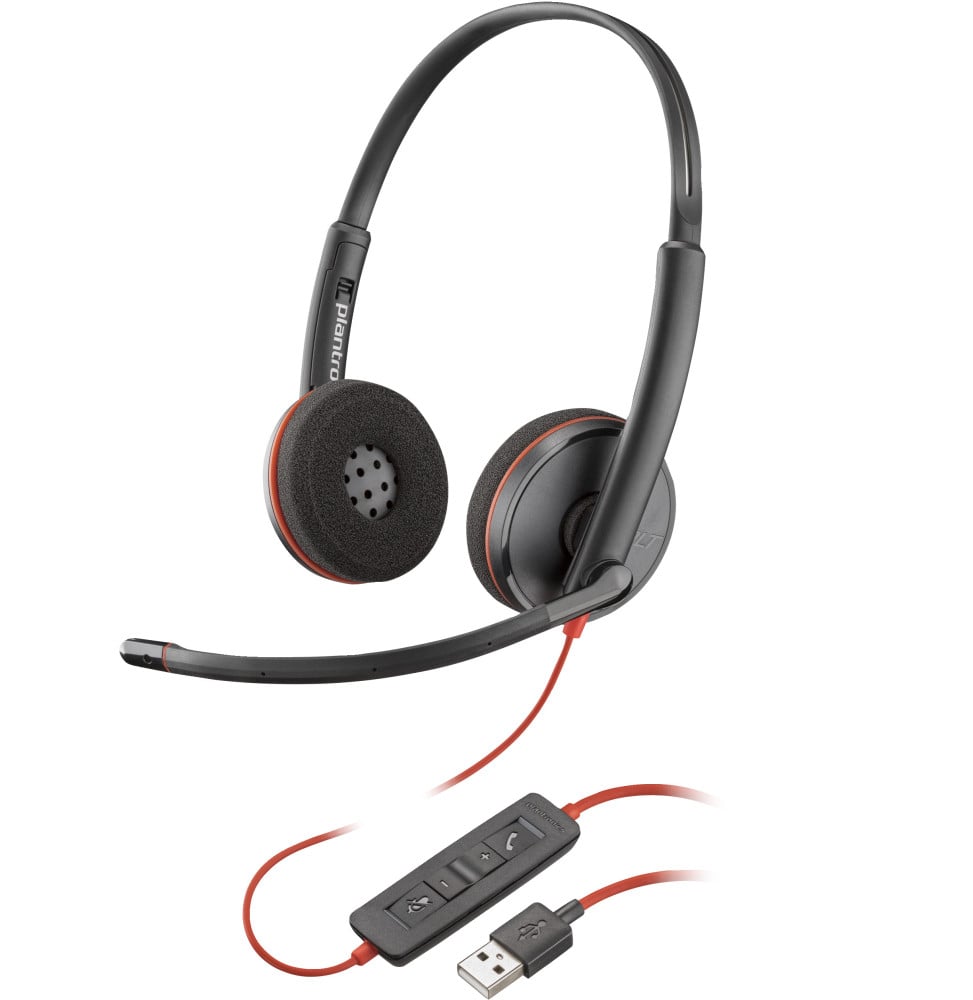POLY Micro-casque Blackwire C3220 USB-A noir (lot) Micro-casque Poly Blackwire C3220 USB-A noir (lot)  (77R32A6)