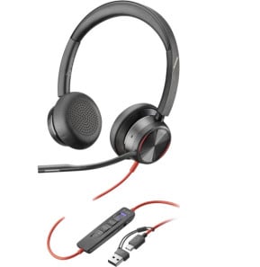 POLY Micro-casque Blackwire 8225 stéréo USB-C...