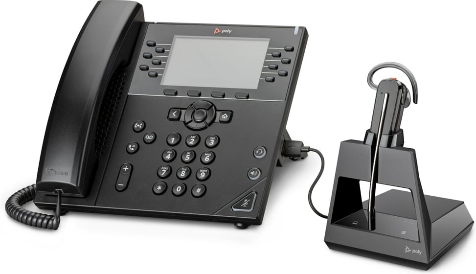 POLY Voyager 4245-M Office Headset + USB-A to micro USB cable (7S3Y5AA) — image 2
