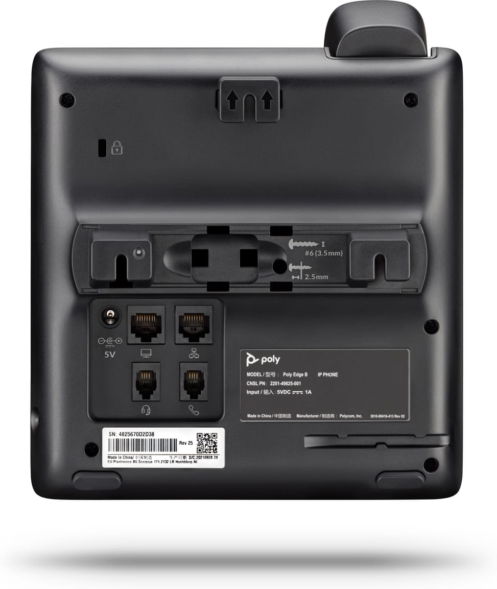 POLY Téléphone IP Edge B30 compatible PoE Téléphone IP Poly Edge B30 compatible PoE (82M84AA) — image 4