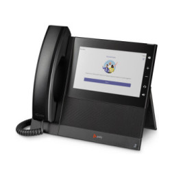 POLY Téléphone multimédia professionnel CCX 600 pour Microsoft Teams et compatible PoE (82Z84AA)