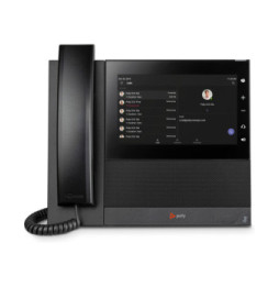 POLY Téléphone multimédia professionnel CCX 600 pour Microsoft Teams et compatible PoE (82Z84AA)