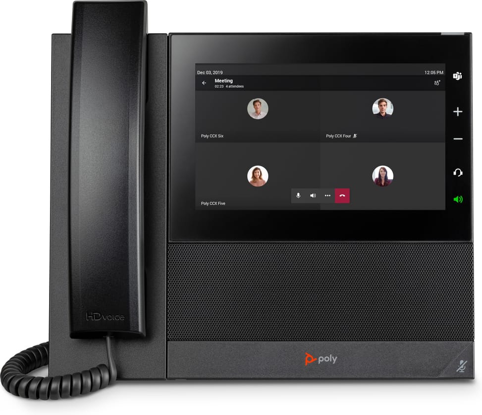 POLY Téléphone multimédia professionnel CCX 600 pour Microsoft Teams et compatible PoE (82Z84AA) — image 5