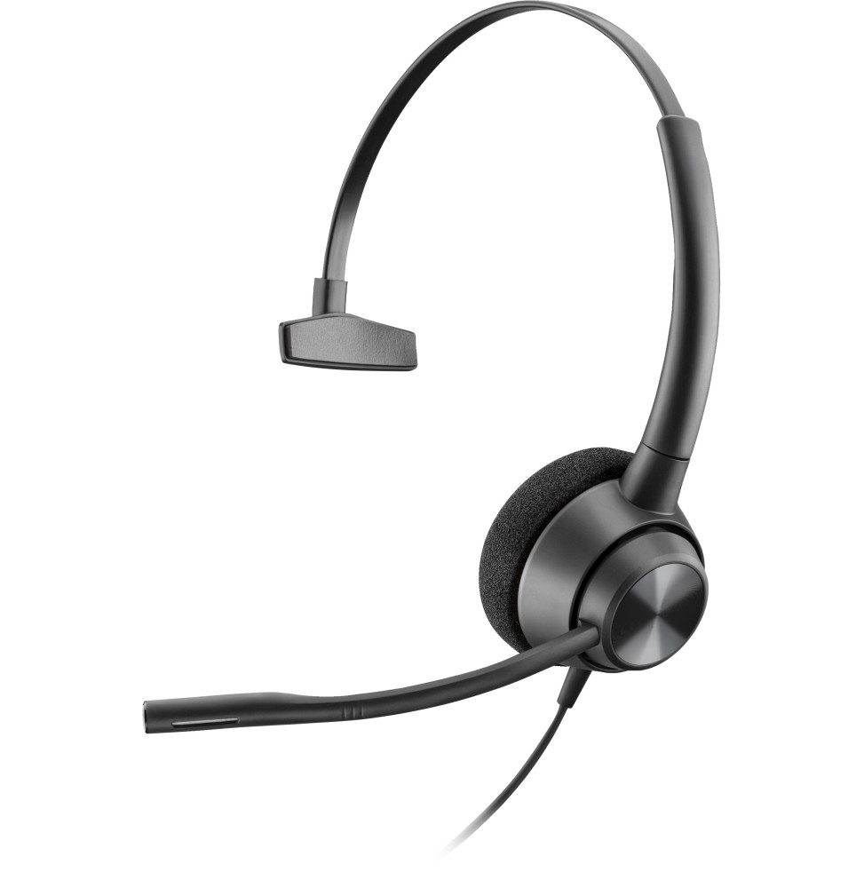 POLY Micro-casque EncorePro 310 monaural avec fonction Quick Disconnect TAA (77T43AA)