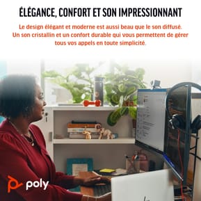 POLY Micro-casque Blackwire 3315 monaural USB-C certifié Microsoft Teams + connexion 3,5 mm + adaptateur USB-C/A (8X218AA) — image 5