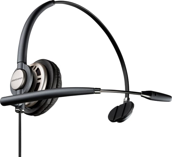 POLY Micro-casque EncorePro 710D monaural numérique avec fonction Quick Disconnect TAA (783N6AA)