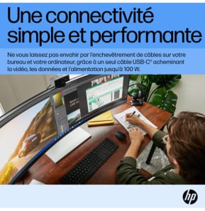 HP Écran incurvé DQHD E45c G5 Écran incurvé DQHD HP E45c G5 (6N4C1AA)