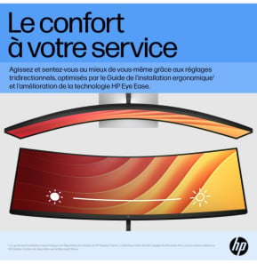HP Écran incurvé DQHD E45c G5 Écran incurvé DQHD HP E45c G5 (6N4C1AA)