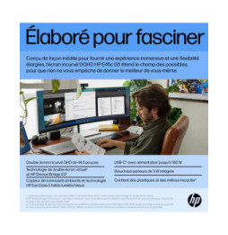HP Écran incurvé DQHD E45c G5 Écran incurvé DQHD HP E45c G5  (6N4C1E9)