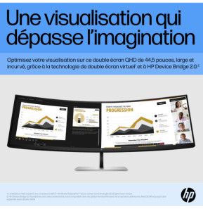 HP Écran incurvé DQHD E45c G5 Écran incurvé DQHD HP E45c G5  (6N4C1E9)